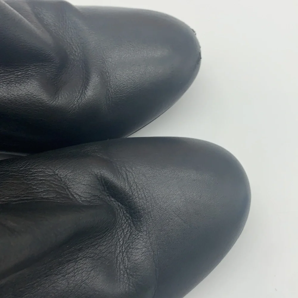 Steve Madden Proccess Black Leather Ankle Boots 7.5. BAB1136F